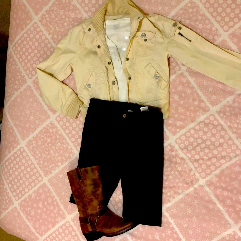 Gap canvas bomber jacket - xs - Picture 2 of 6